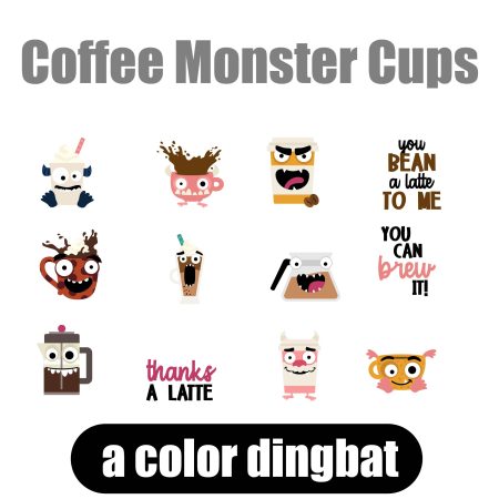 Coffee Monsters Cups
