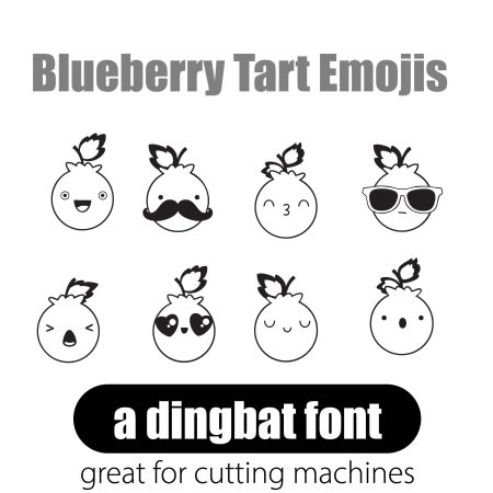 DB Blueberry Tart Emojis