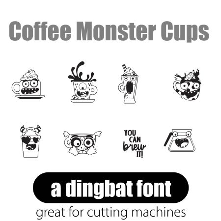 DB Coffee Monsters Cups