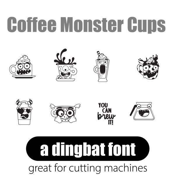 DB Coffee Monsters Cups