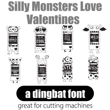DB Silly Monsters Love - Valentines