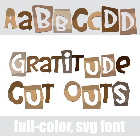 Gratitude Cut Outs