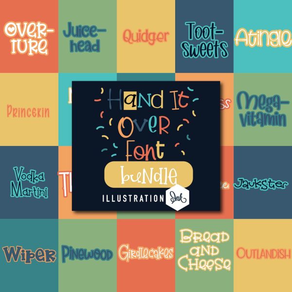 Hand It Over Font Bundle