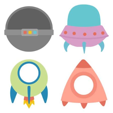 Baby Alien Flying Saucers