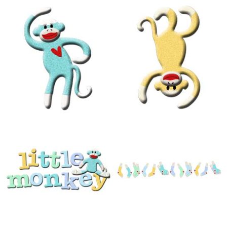 Blue Sock Monkey