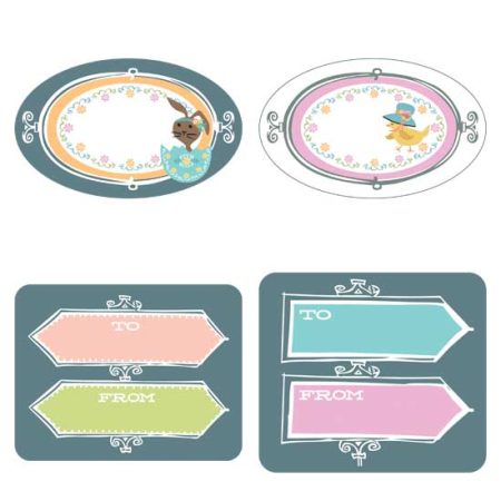 Chicksters and Hopsters Labels