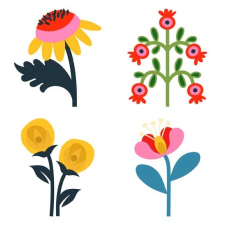 Colorful Life Flowers