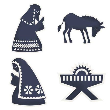 Delicate Yuletide Nativity