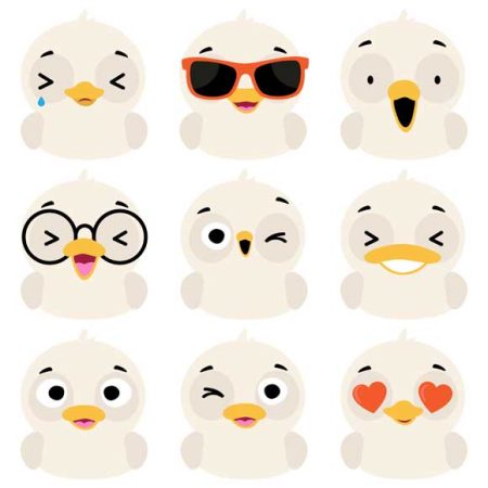Ducky in Love Emojis