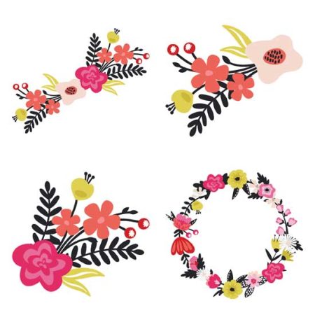 Laurels and Florals