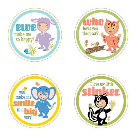 Little Cuties Animal Tags