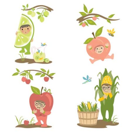 Little Cuties Garden Characters