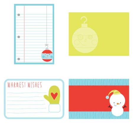 Little Ho Ho Ho Ligan Journaling Cards