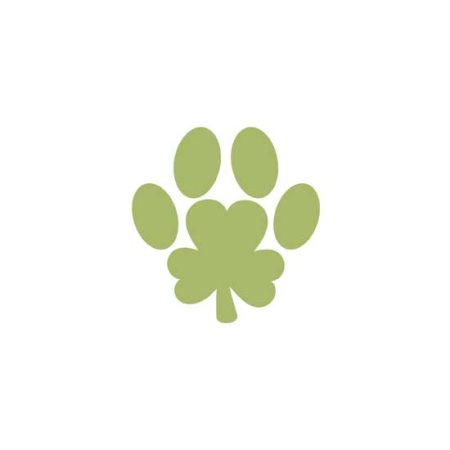 Lucky Dog Paw Print