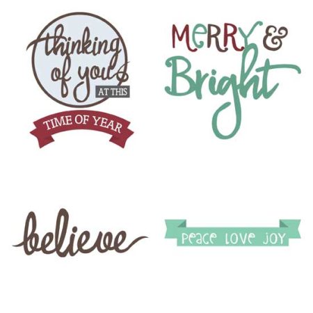 Merry and Bright Sentiments