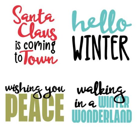 Merry Snowglobes Sayings