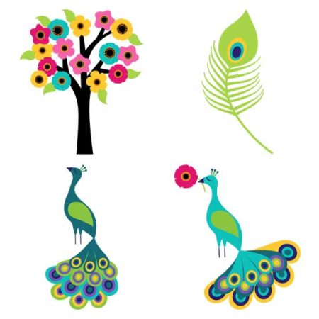 Peacocks and Pinwheels