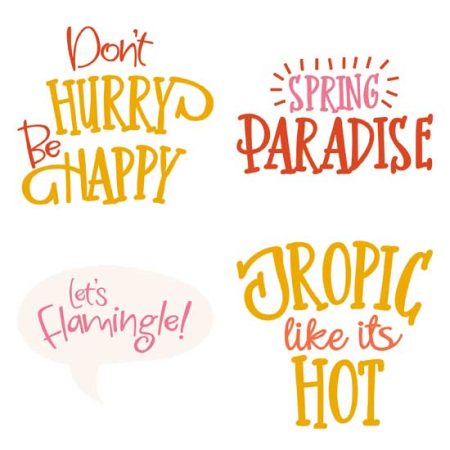 Rainforest Soiree Phrases
