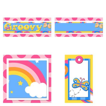 Retro Butterflies