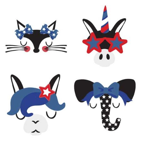 Schmoopsie Poo Independence Day Faces