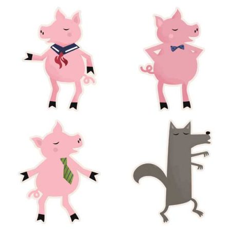 Shadow Play Three Pigs