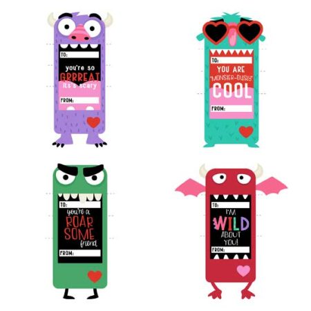 Silly Monsters Love Valentines