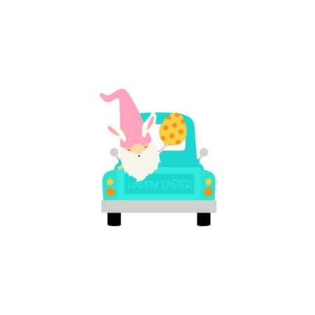 Spring Gnomes Easter Truck