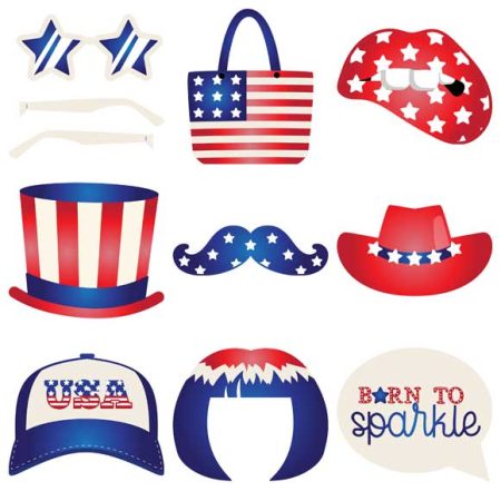 Star Spangled Photo Props