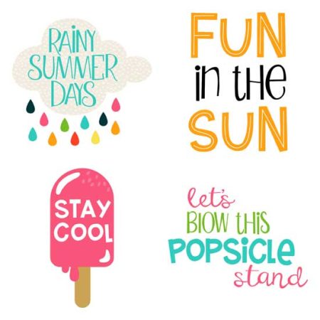 Summer Days Phrase