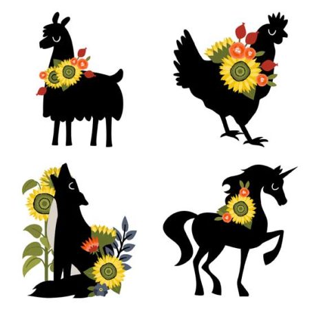 Sunflowers and Friends