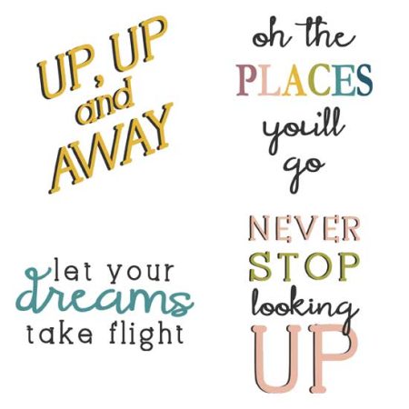 Up and Away - Phrases